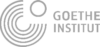 Goethe Institut Logo in schwarzweiß auf transparentem Hintergrund.